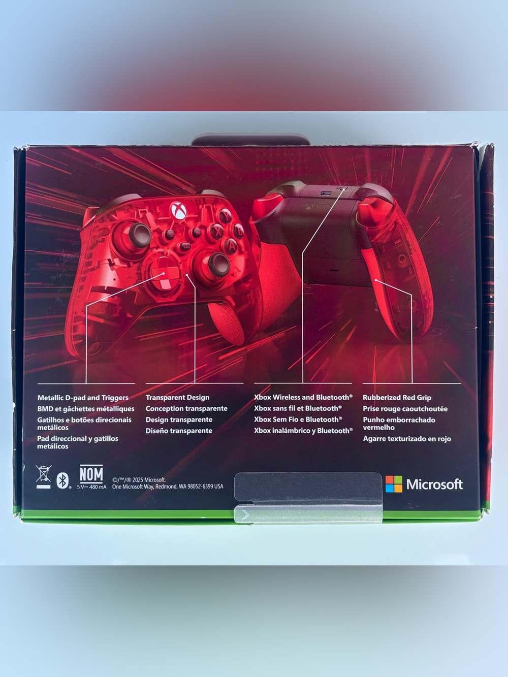 Xbox Pulse Cipher Wireless Controller - Red - Picture 2 of 3
